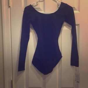 NWT long sleeves black body suit